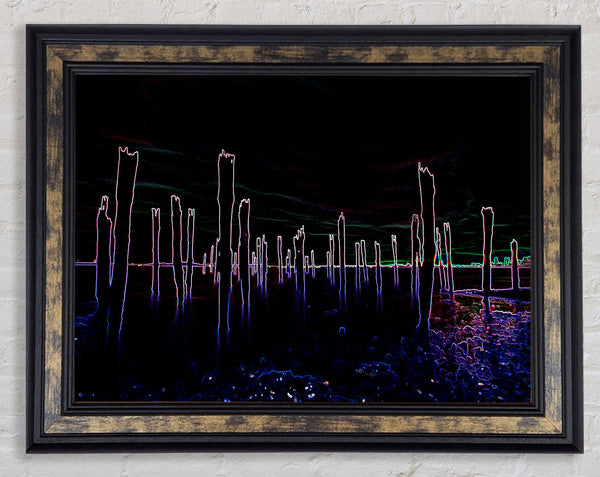 Drift Wood Framed Print