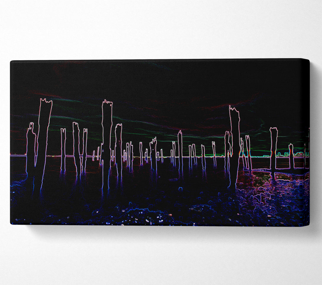  A Canvas Print of Drift Wood Canvas Wall Art