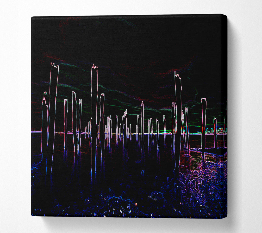 A Canvas Print of Drift Wood Canvas Wall Art