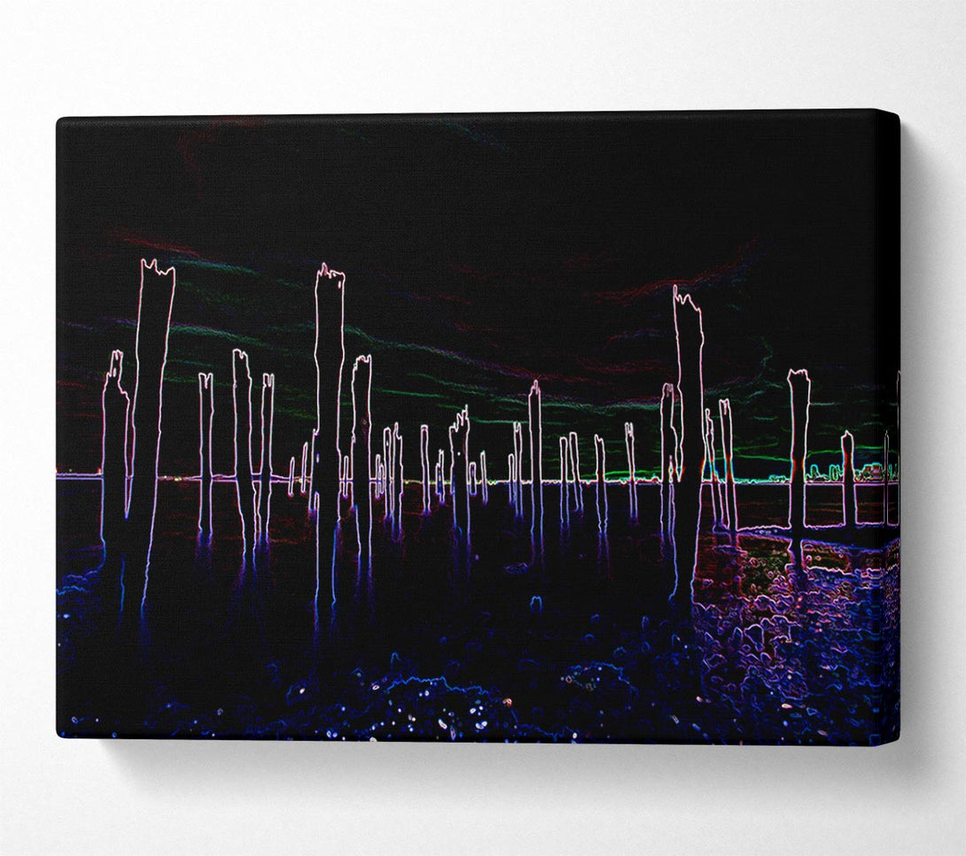  A Canvas Print of Drift Wood Canvas Wall Art