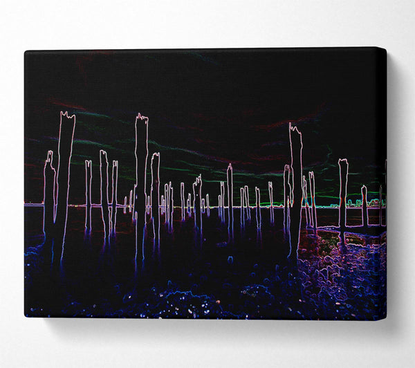  A Canvas Print of Drift Wood Canvas Wall Art