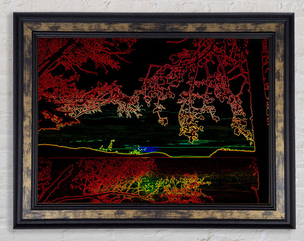 Hill Top View Framed Print