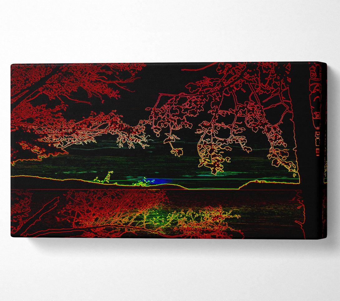  A Canvas Print of Hill Top View Canvas Wall Art