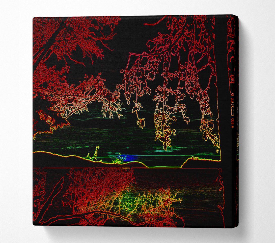  A Canvas Print of Hill Top View Canvas Wall Art