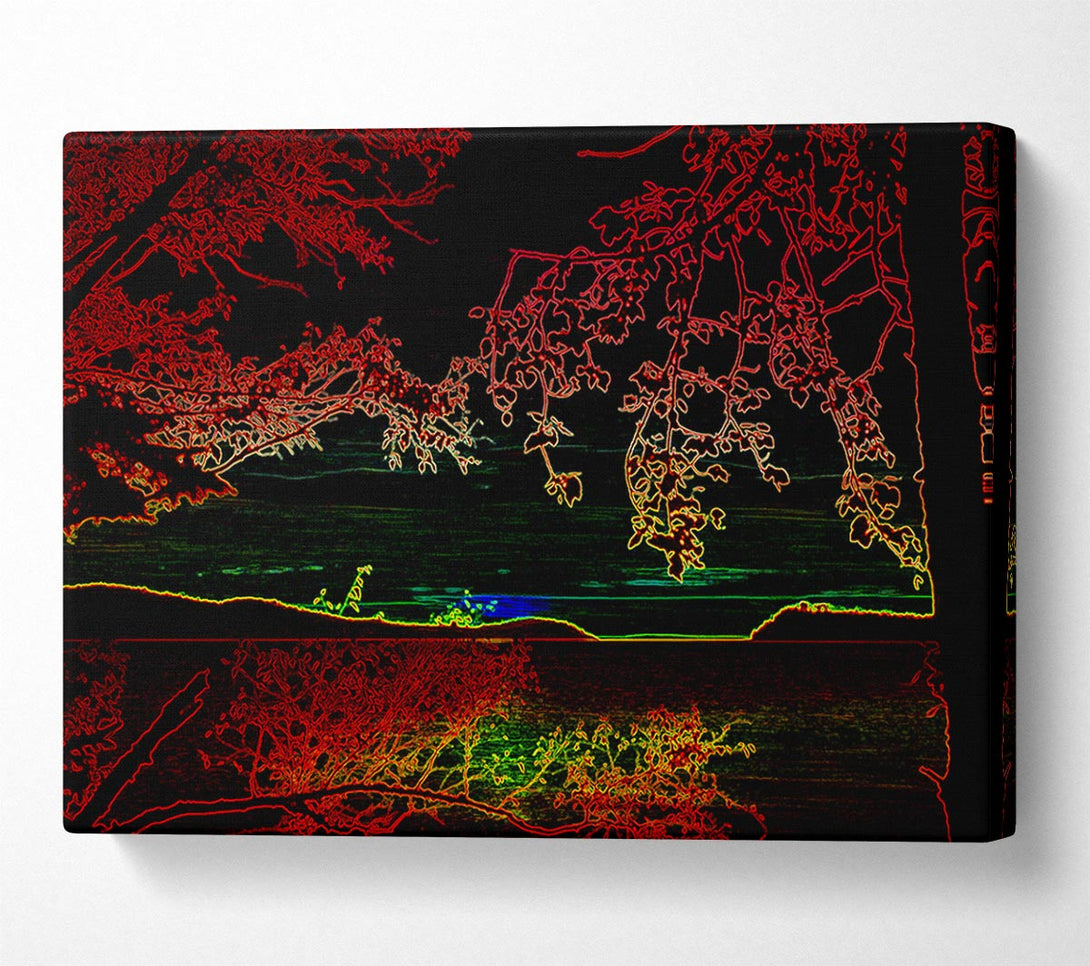  A Canvas Print of Hill Top View Canvas Wall Art