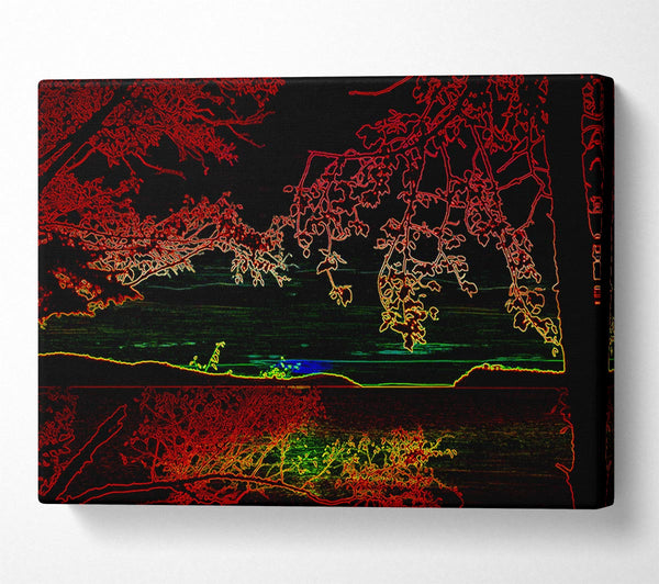  A Canvas Print of Hill Top View Canvas Wall Art