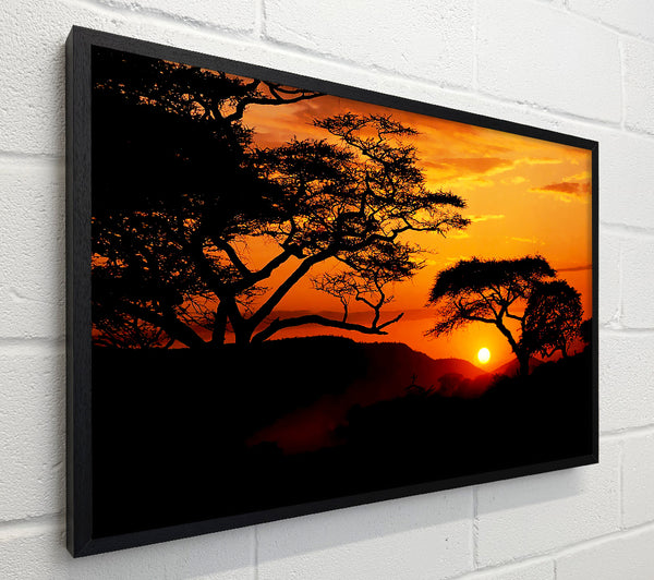 Orange Sun Sky Blaze