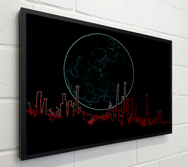 Abstract Neon Landscape 07