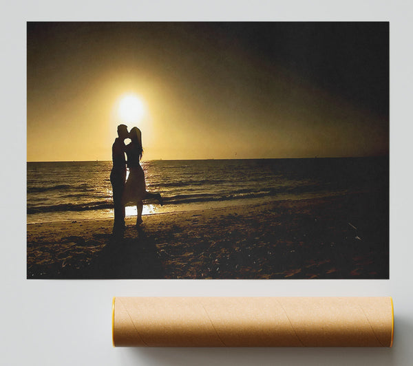 Beach Lovers Giclee Print
