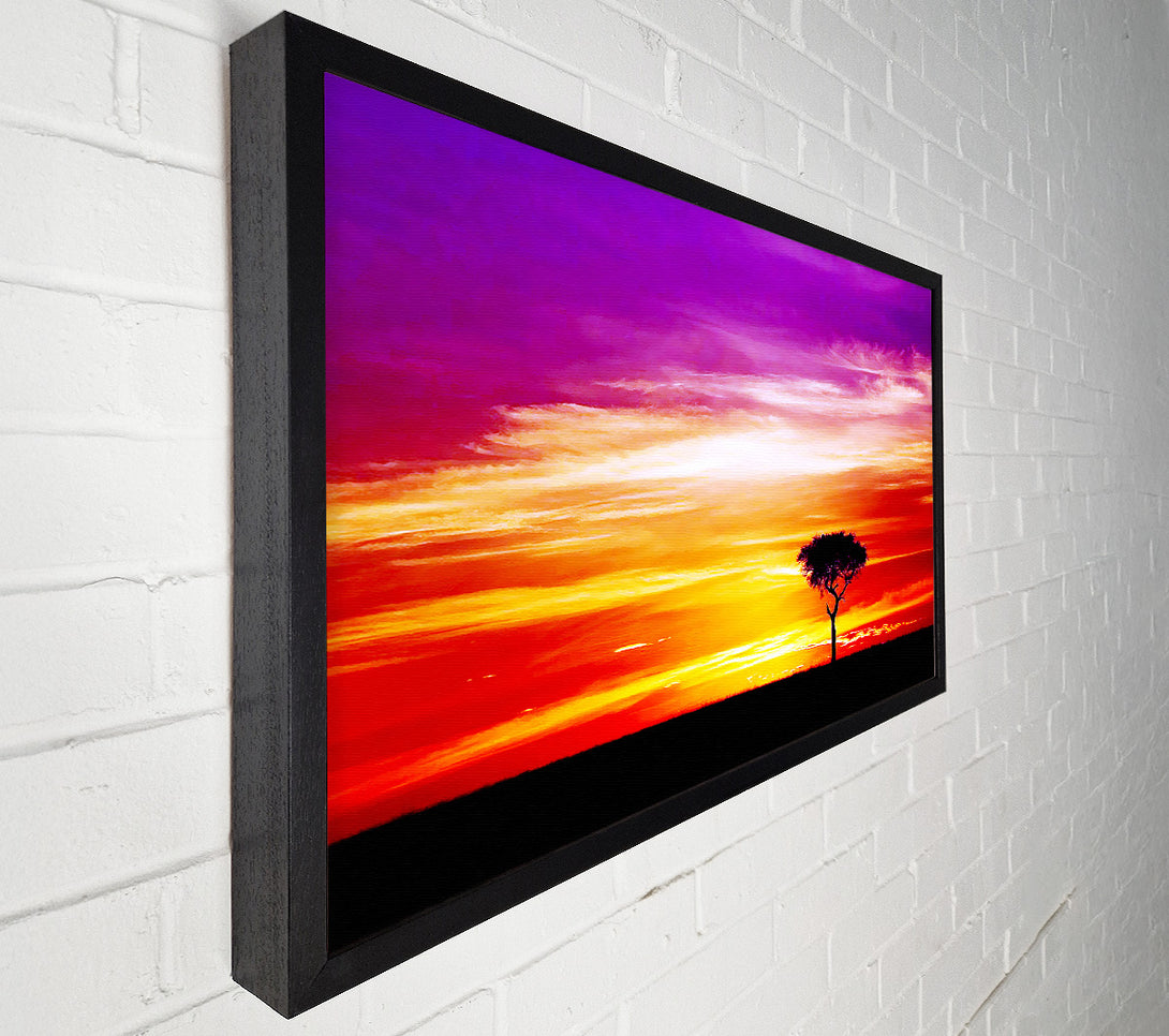 A Canvas Print of Lonsome Tree Canvas Art