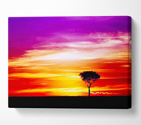  A Canvas Print of Lonsome Tree Canvas Art