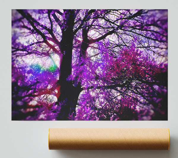 Psychedelic Tree Giclee Print