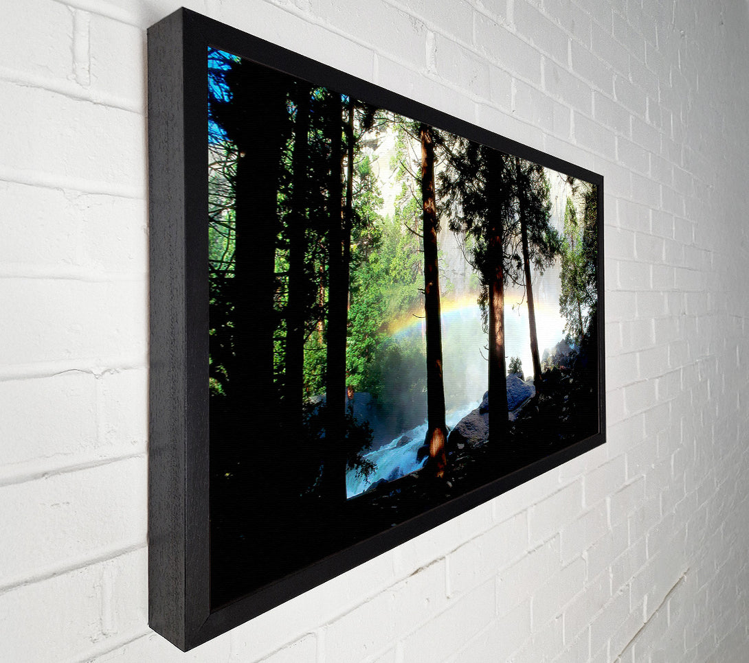  A Canvas Print of Rainbow In The Woodland Canvas Art