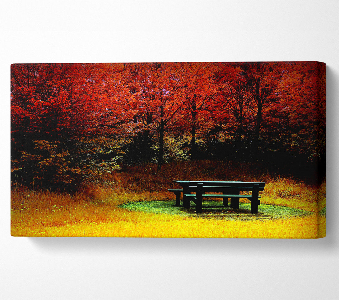 A Canvas Print of The Secret Garden Hideaway Canvas Wall Art