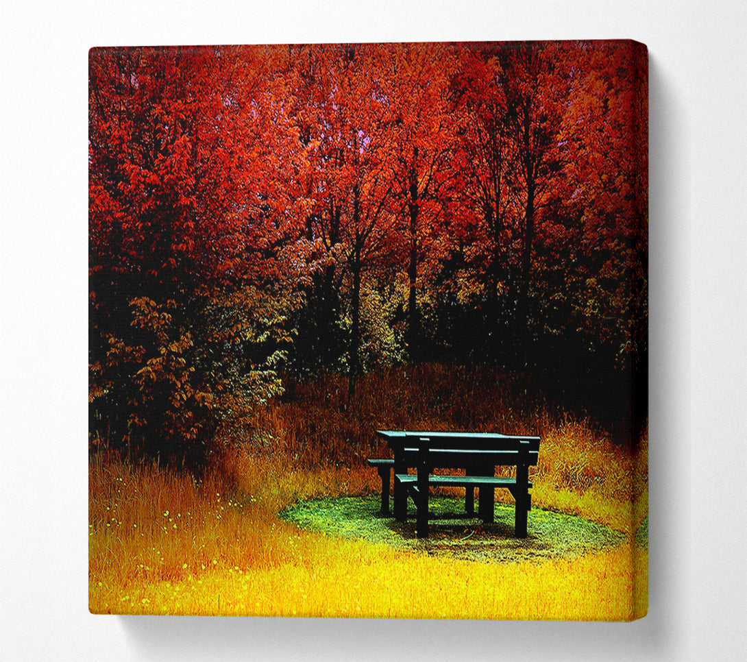  A Canvas Print of The Secret Garden Hideaway Canvas Wall Art