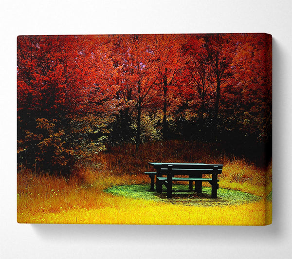  A Canvas Print of The Secret Garden Hideaway Canvas Wall Art