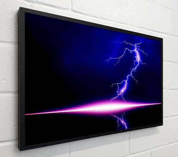 Blue Lightning Storm Pink Awakening