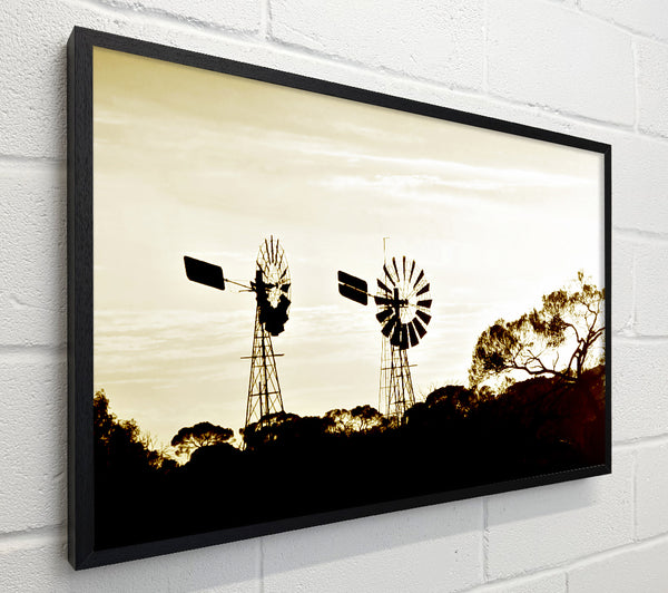 Windmills Sepia
