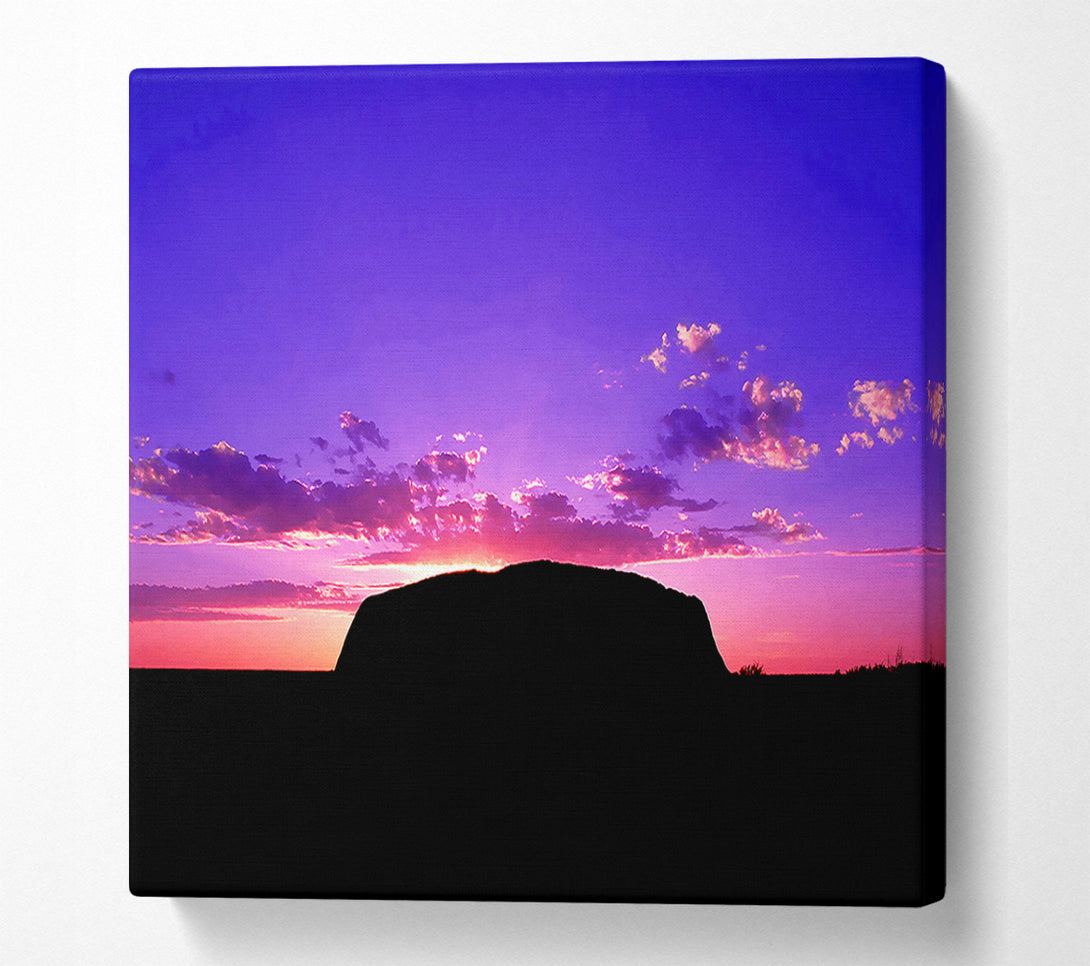  A Canvas Print of Stunning Australian Sunrise Canvas Wall Art