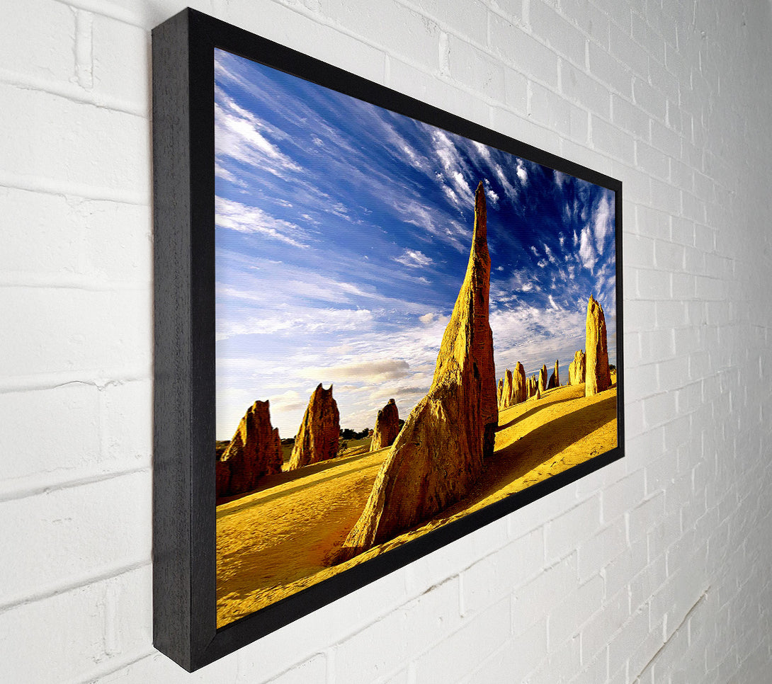  A Canvas Print of Desert Architecture Skies Canvas Print