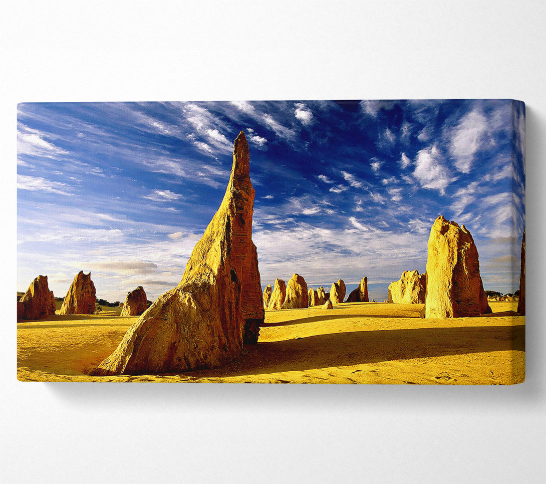  A Canvas Print of Desert Architecture Skies Canvas Print