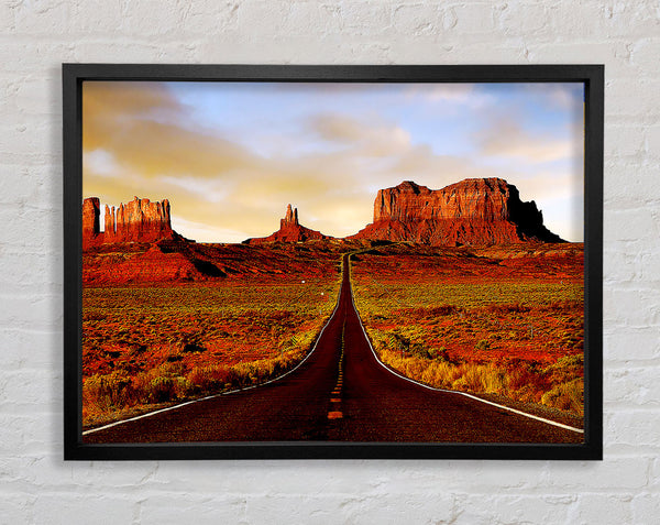 Die Straße zum Monument Valley