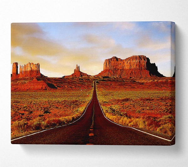  A Canvas Print of The Road To Monument Valley Canvas Print