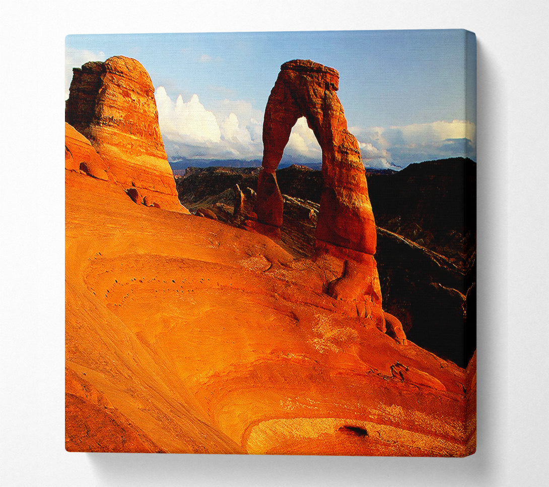  A Canvas Print of Canyon Solace Canvas Art