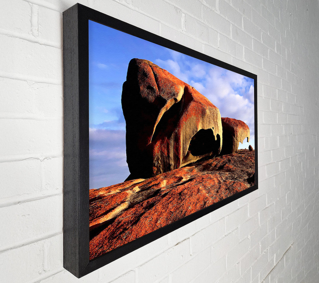  A Canvas Print of Boulders On Top Of The World Canvas Wall Art