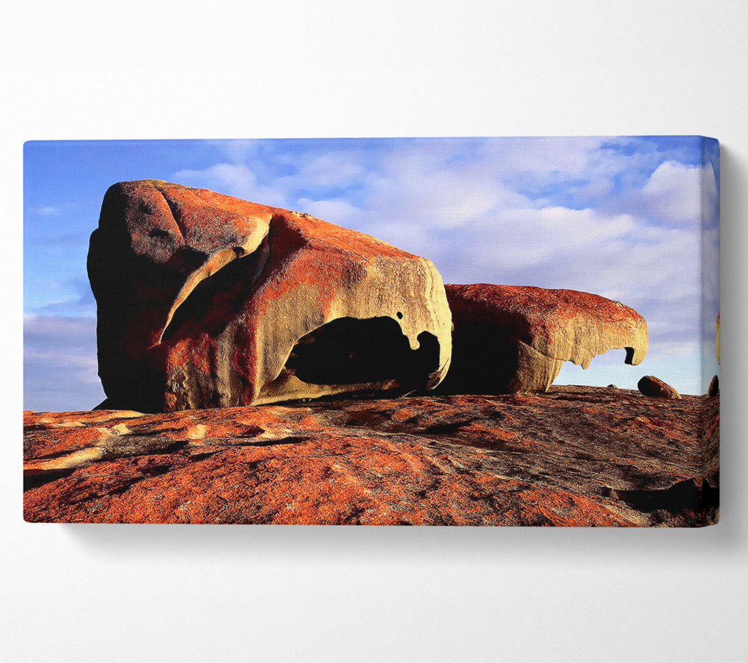  A Canvas Print of Boulders On Top Of The World Canvas Wall Art