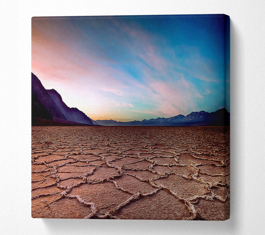  A Canvas Print of Desert Patterns Canvas Print