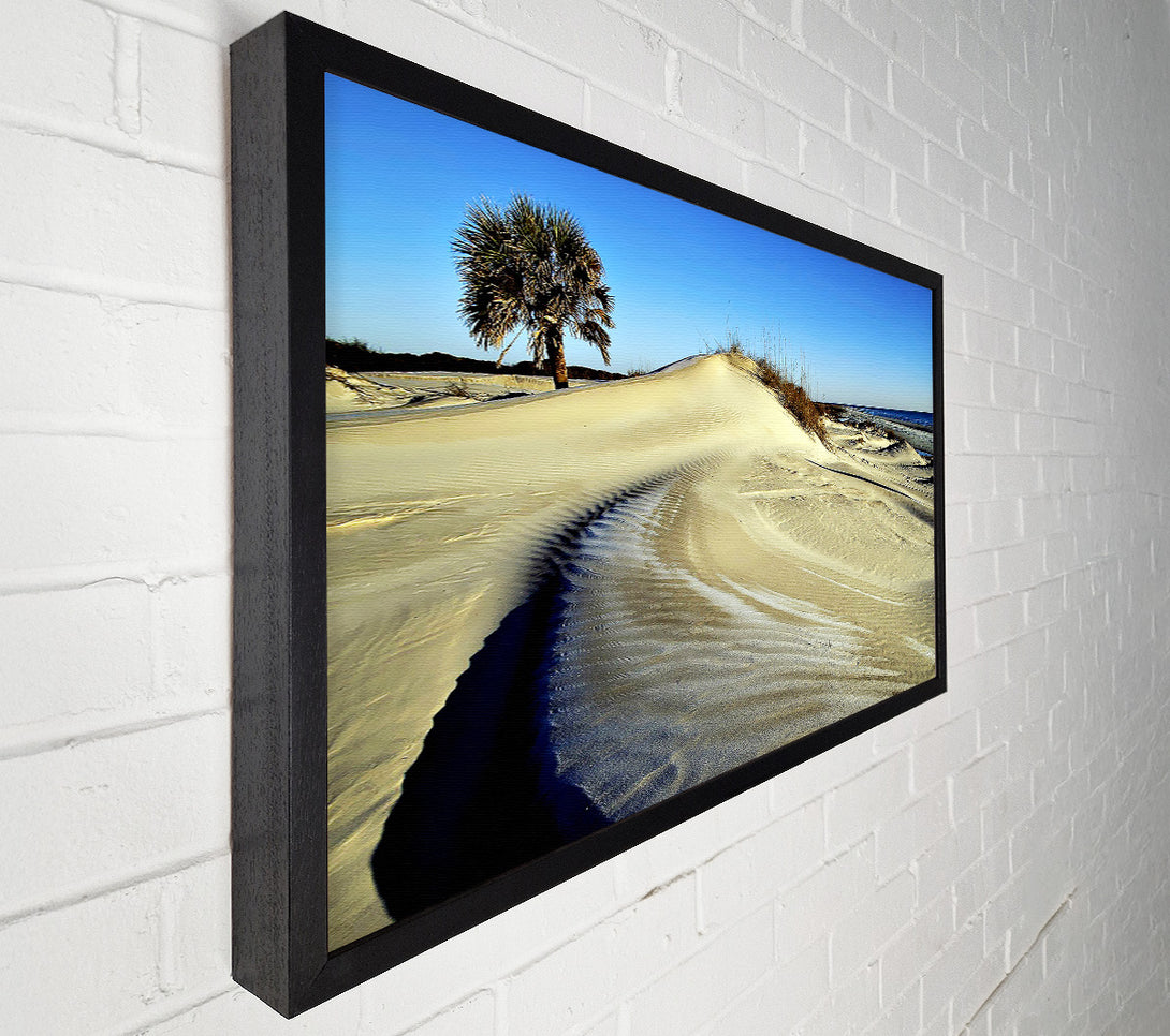  A Canvas Print of Desert Lonesome Tree Canvas Wall Art