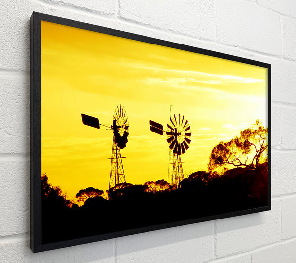 Windmills In Sunlight