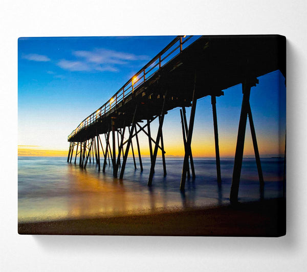  A Canvas Print of Under The Stunning Pier Canvas Print