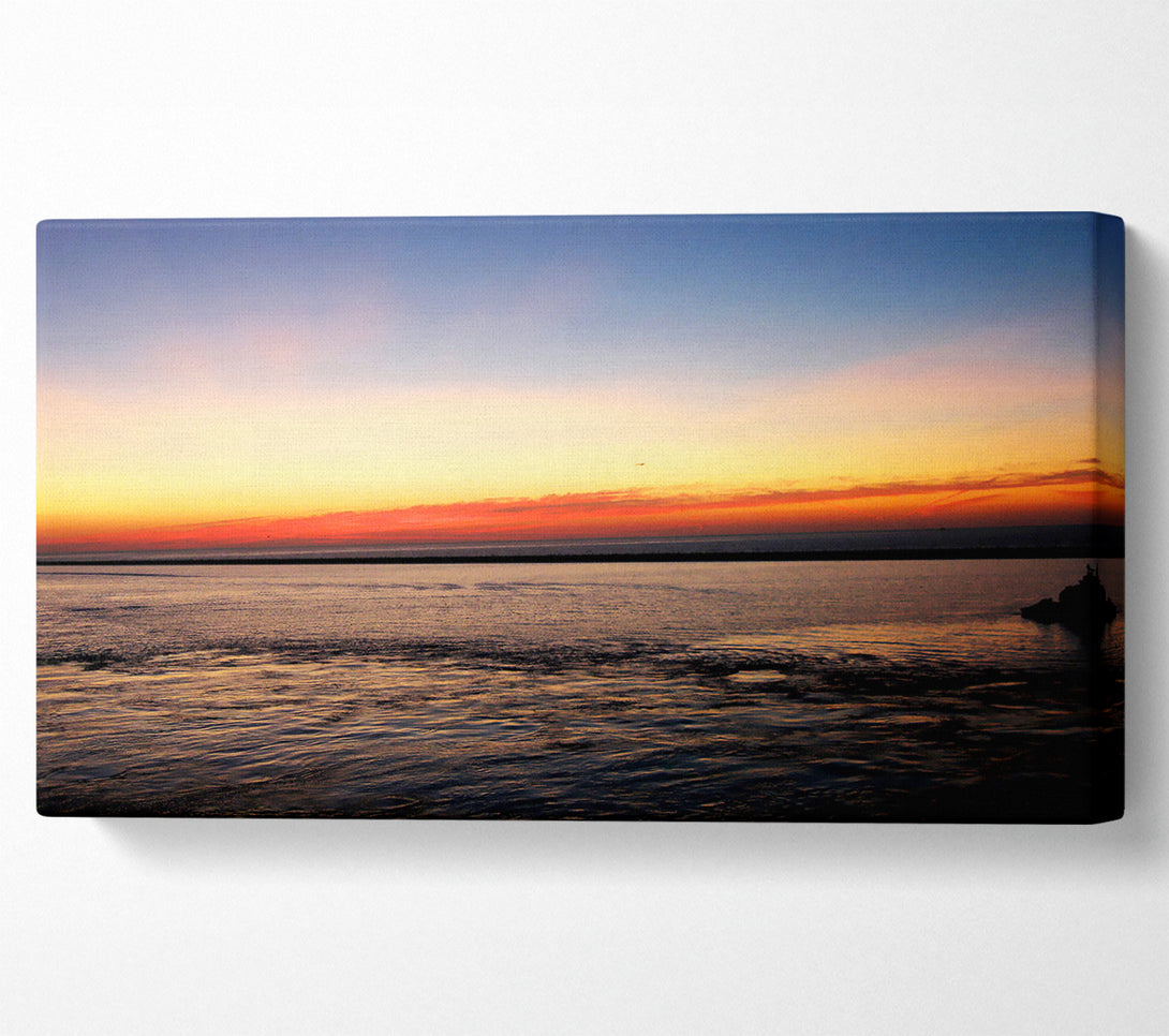  A Canvas Print of Oceans Skyline Canvas Art