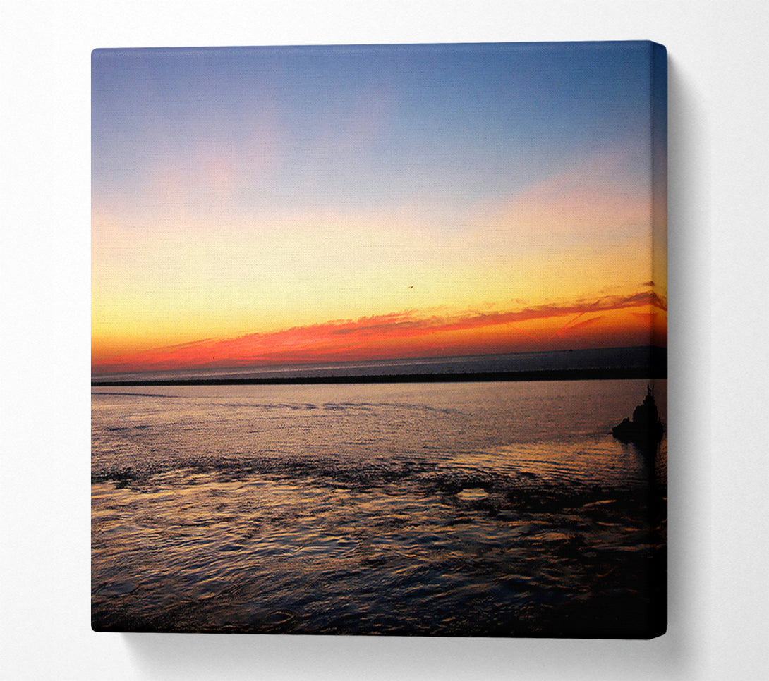  A Canvas Print of Oceans Skyline Canvas Art
