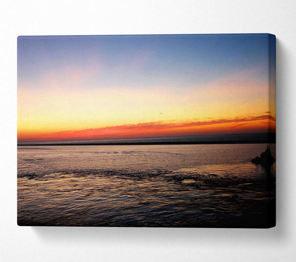  A Canvas Print of Oceans Skyline Canvas Art