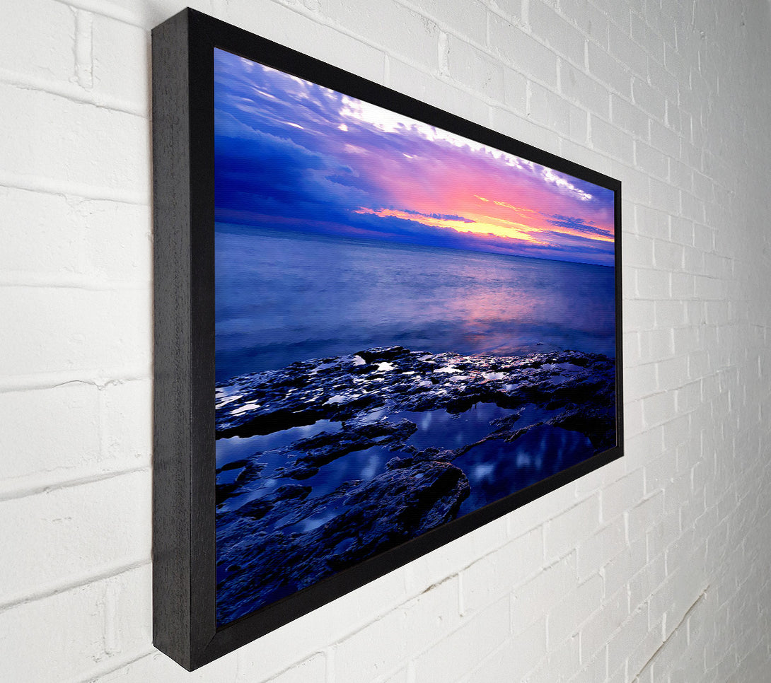  A Canvas Print of Sunrise At Brighton Beach Canvas Print