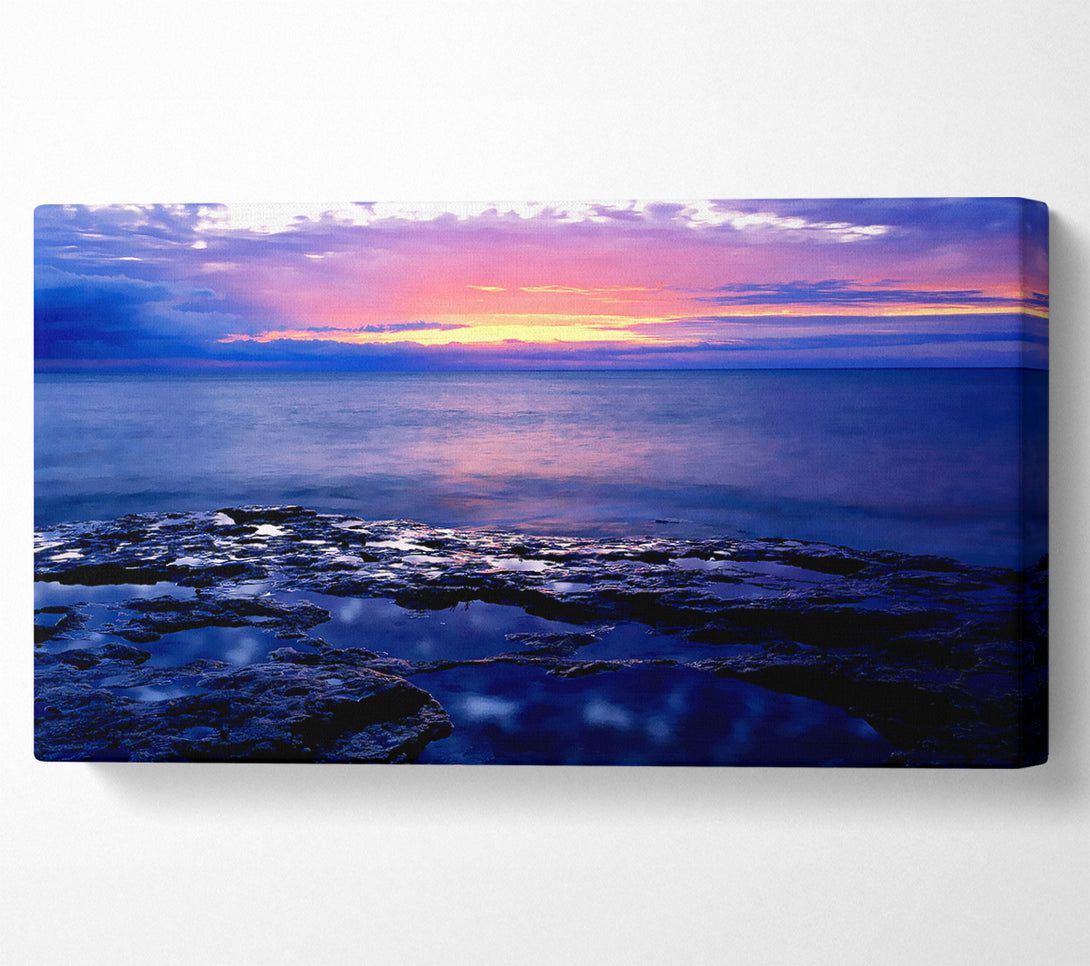  A Canvas Print of Sunrise At Brighton Beach Canvas Print