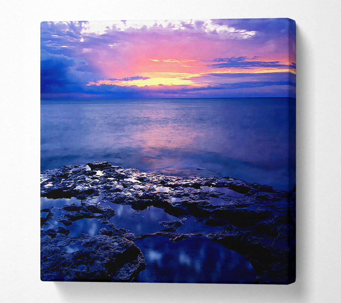  A Canvas Print of Sunrise At Brighton Beach Canvas Print