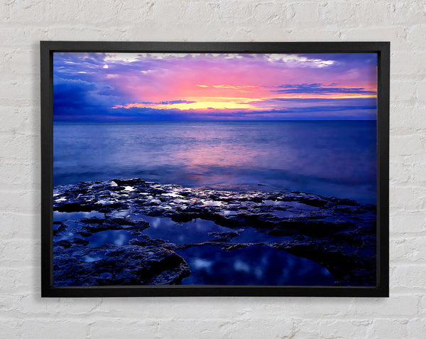 Sunrise At Brighton Beach Framed Print