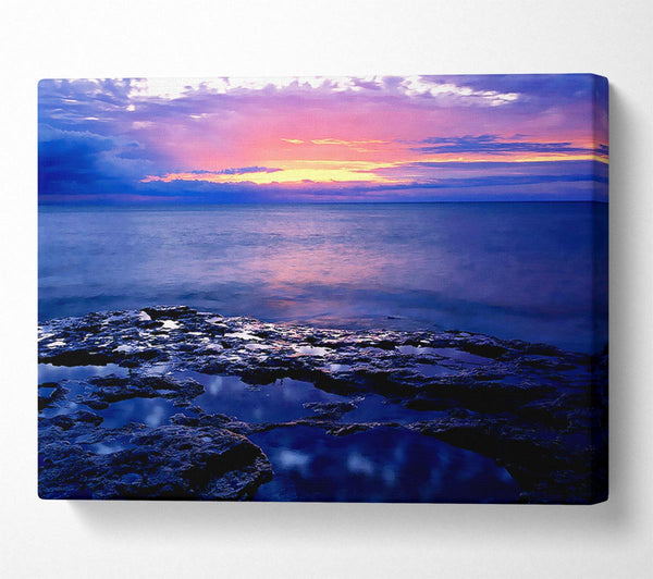  A Canvas Print of Sunrise At Brighton Beach Canvas Print