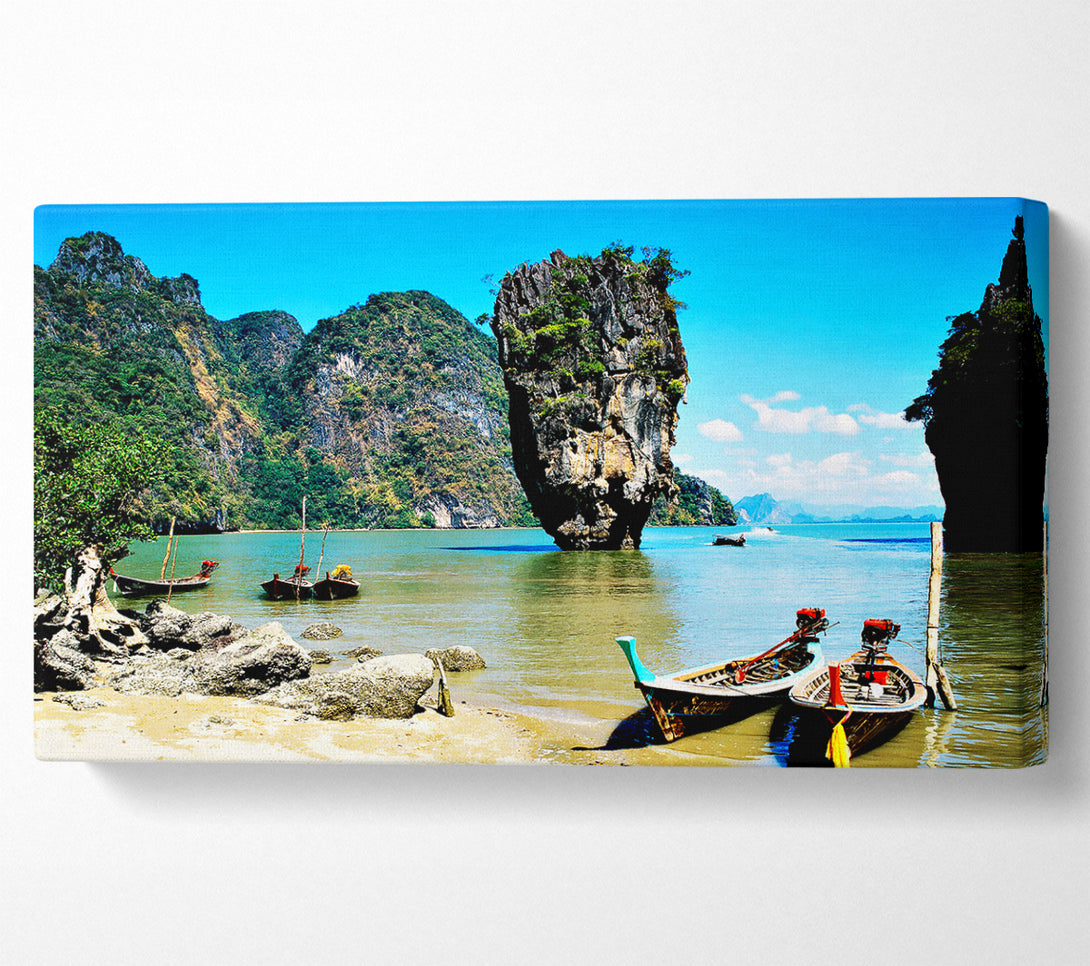  A Canvas Print of Paradise Cove Canvas Print