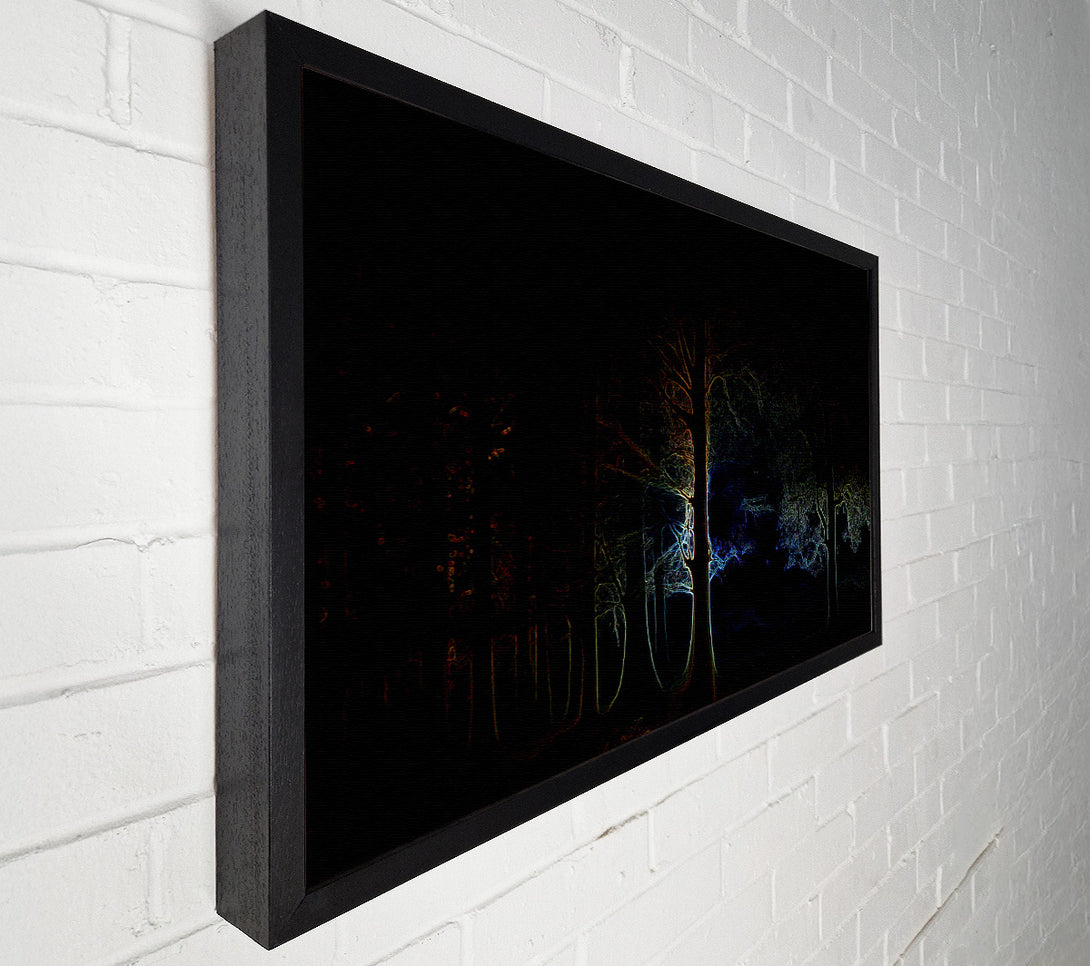  A Canvas Print of Neon Forrest Canvas Wall Art