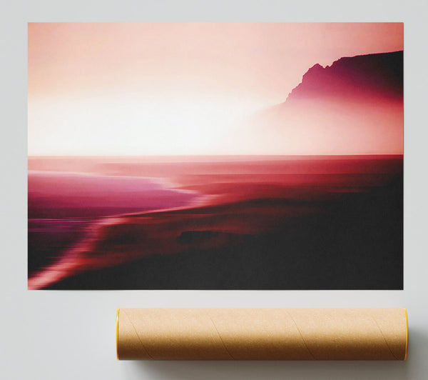 Pink Ocean Paradise Giclee Print