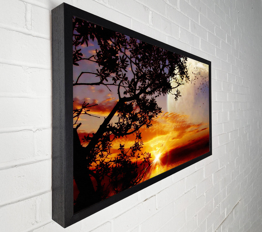  A Canvas Print of Suns First Light Canvas Wall Art