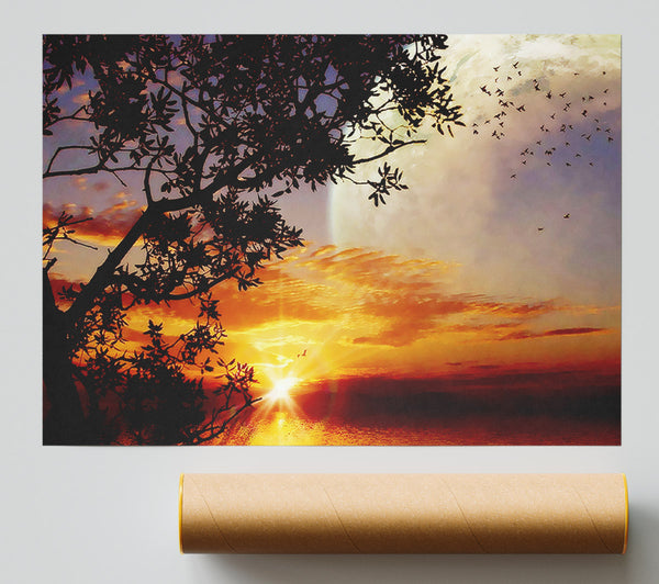 Suns First Light Print