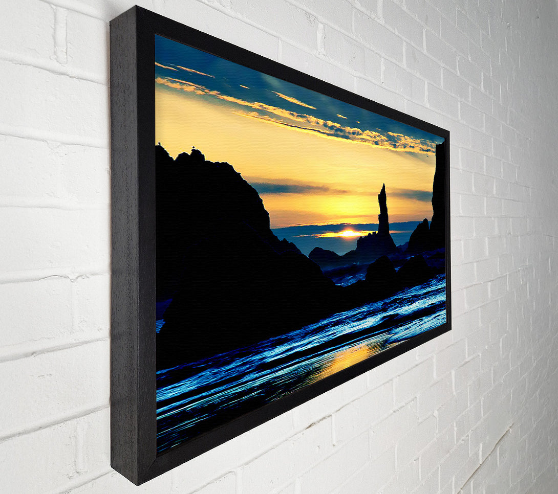  A Canvas Print of Oceans Dusk Canvas Art