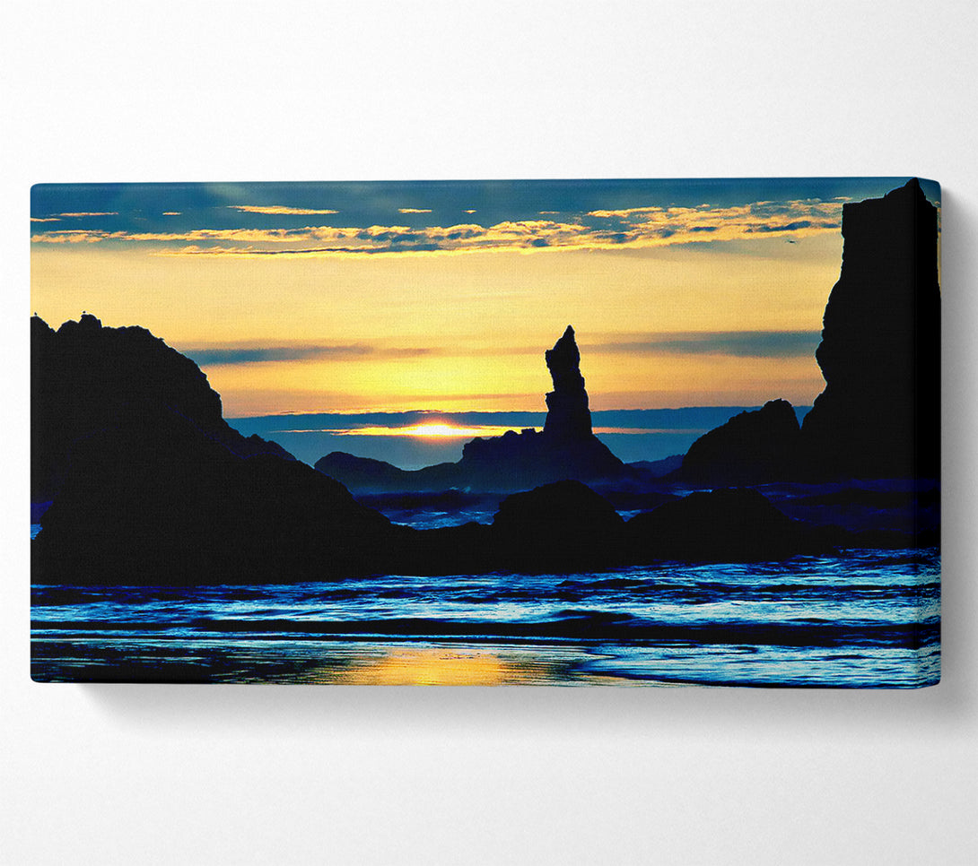  A Canvas Print of Oceans Dusk Canvas Art