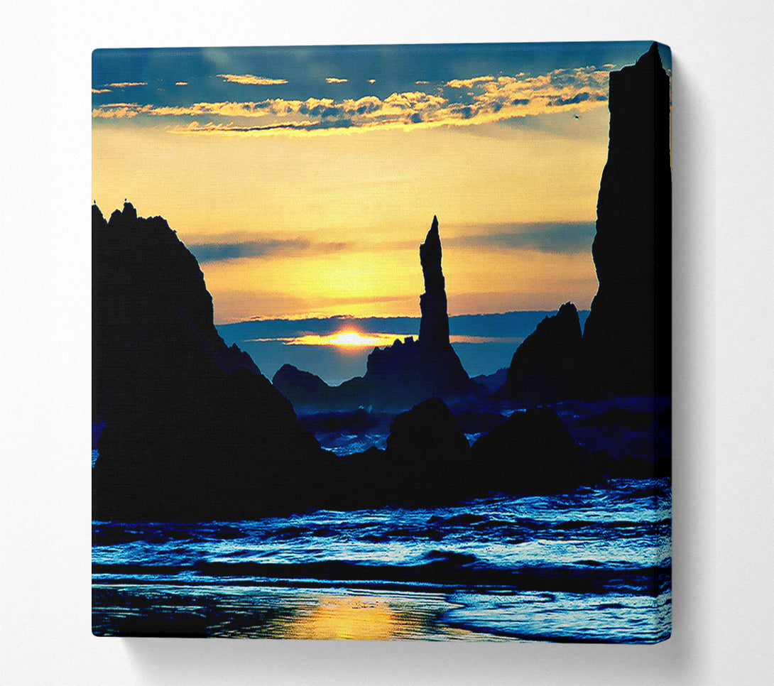  A Canvas Print of Oceans Dusk Canvas Art